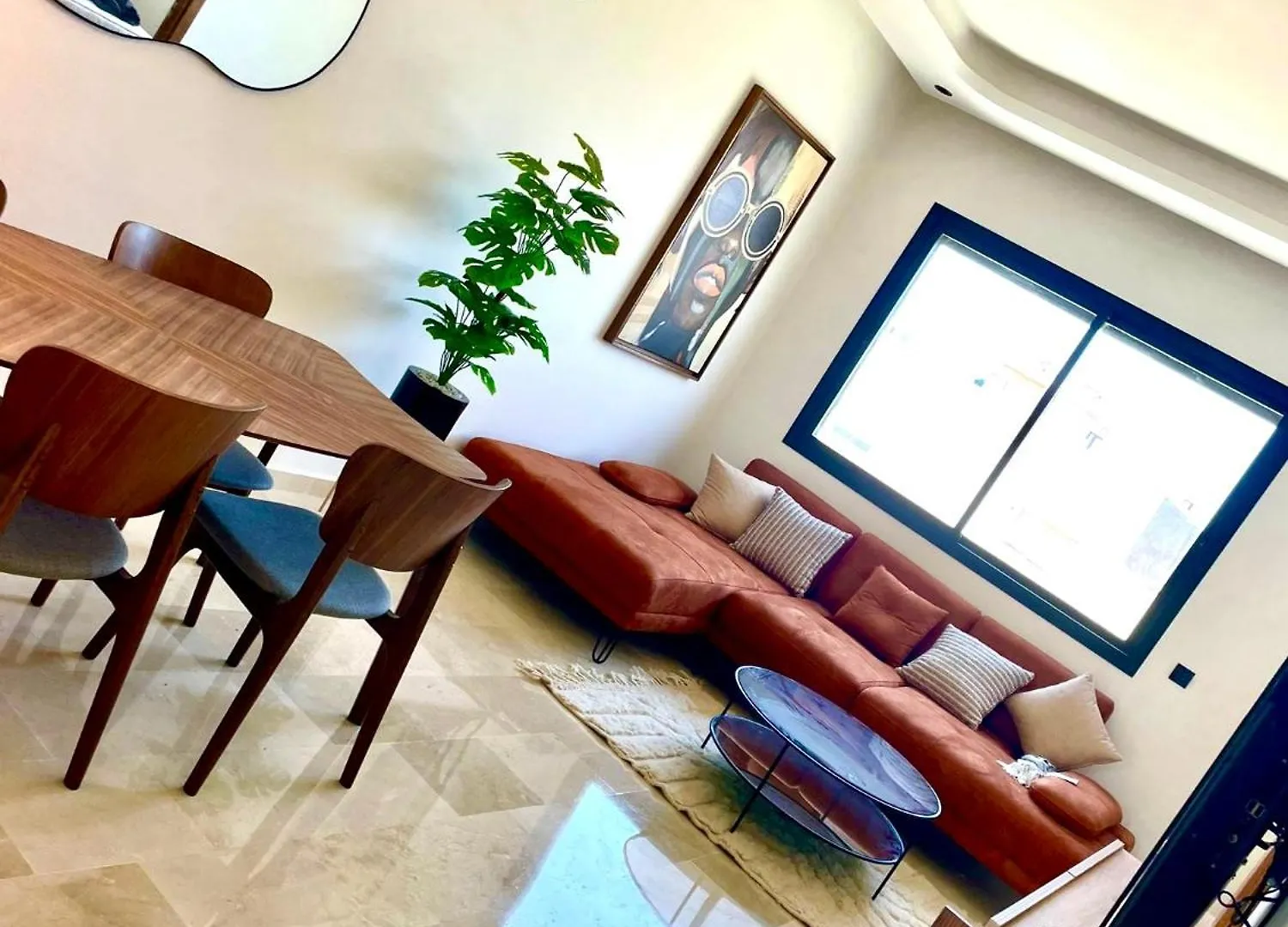 Maarif Picasso Studio & Private Terrace & Parking Casablanca Apartament