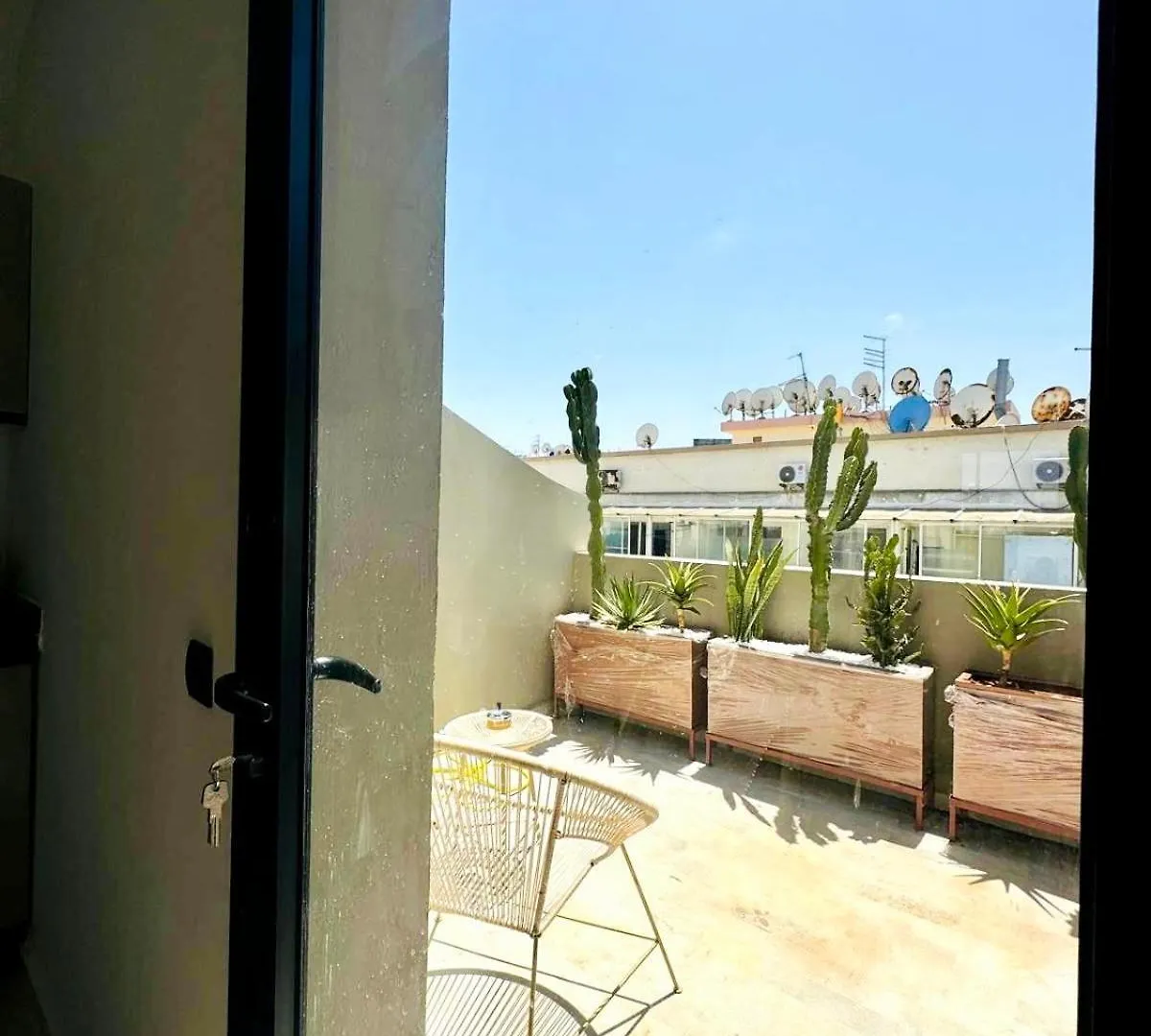 Apartament Maarif Picasso Studio & Private Terrace & Parking Casablanca