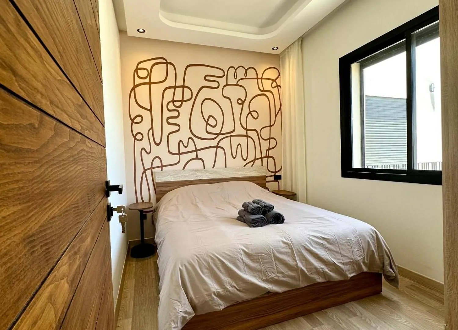 Maarif Picasso Studio & Private Terrace & Parking Casablanca Apartman